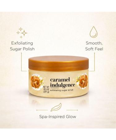 Exfoliating Sugar Scrub for Body Caramel Indulgence Scent Skin Polishing Body Scrub for Smooth Soft Feel Spa-Inspired Bath & Shower Exfoliator 10.5 oz - Buy Online on GoSupps.com