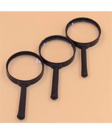 75mm Black Portable Magnifying Glass Magnifier for Reading Practical - Buy Online on GoSupps.com