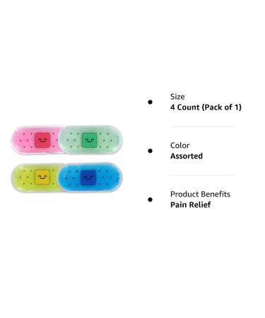 Oopsie Boo Boo Kid Ice Pack - Set of 4, Bandaid Style, 4 Colors - Buy Online on GoSupps.com