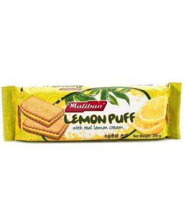Maliban Lemon Puff Biscuits Plus Lemon Cream 200G