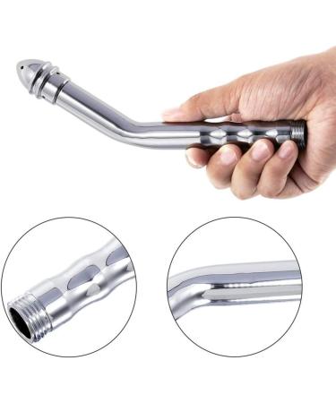 Premium Shower Douche Enema Kit - Metal Shower Heads & Handheld Nozzle System (59 inch Hose 3 Styles) for Ultimate Cleansing - Buy Online on GoSupps.com
