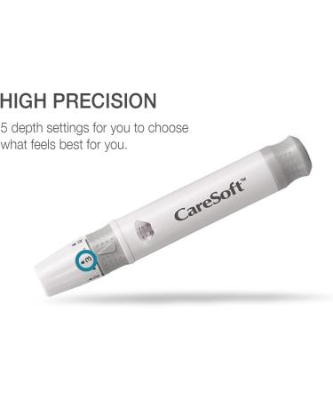 CareSoft Lancing Device - Compatible with CareSens Blood Glucose Monitoring Kit & Diabetic Lancets - Buy Online on GoSupps.com