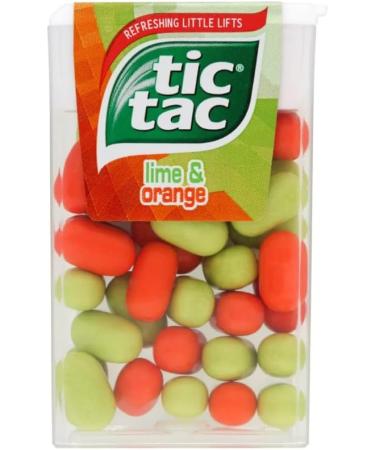 Candy Bundle Containing Tic Tac Lime & Orange 16g (12 Pack) - Buy Online on GoSupps.com