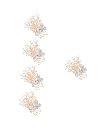 FRCOLOR Wedding Hair Side Comb Bridal Rhinestone Hair Comb