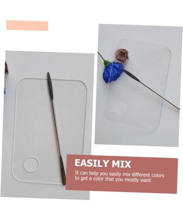 UKCOCO 3 ensembles Palette de Maquillage Transparente avec Spatules Accessoires Manucure pour M lange Vernis et Pigments Outil pour Usage Professionnel et Domicile - Buy Online on GoSupps.com