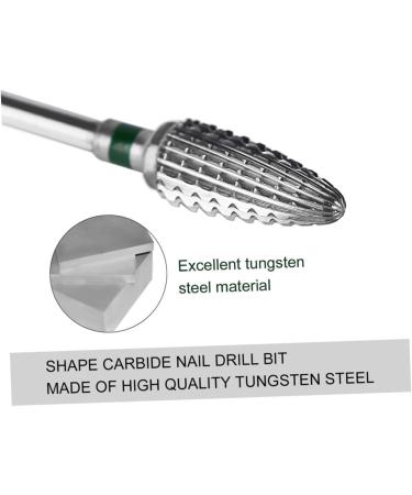 minkissy Nail Files Manicure Tools Nail Art Accessories Nail File Drill Bit Tools Nail Grinding Head Flame Type Drills - Buy Online on GoSupps.com