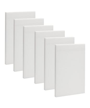 1-inch Thick Foam Board Sheets 6-Pack 17x11 Polystyrene Rectangles for DIY Projects Arts and Craft Supplies Sculptures and Models Easy to Customize (White)