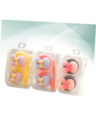 Solustre 6-Piece Portable Glasses Box Set - Lens Holder & Contact Lens Case for Travel | Durable PP Colored Containers - Buy Online on GoSupps.com