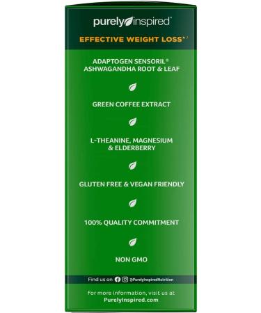Purely Inspired Adaptogen + Lean - 60 Capsules for Weight Management & Stress Relief - Buy Online on GoSupps.com