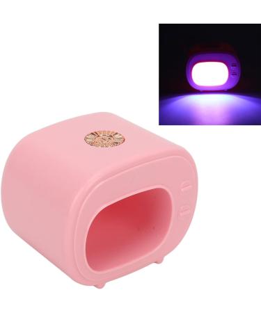 Mini UV LED Nail Lamps with 4 Lamp Beads Fast Drying Portable Gel Nail Polish Curing Lamp Soft Lighting Suitable for All Nail Polishes (Pink) - Buy Online on GoSupps.com