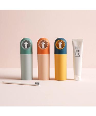 Buy Suuwwn Children's Toothbrush Set with Travel Case - 3 Piece Creative Travel Toothbrush & Mouthwash Cup for Camping Hiking and Home - Buy Online on GoSupps.com