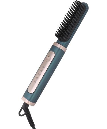 Hair Straightener Comb - Electric Straightening Brush for All Hair Types | Ceramic Heating & Rotating Wire | Home Use (US Plug - Buy Online on GoSupps.com