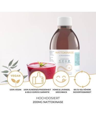 Mighty Elements Liposomal Nattokinase 200 mg - Vegan High Bioavailability 250ml Liquid 25 Servings - Optimize Heart Health & Circulation - Buy Online on GoSupps.com