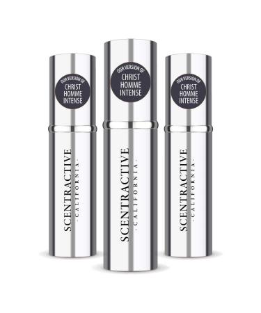 CA Perfume Impression of Christian D. Homme Intense For Men Replica Version Fragrance Dupes Concentrated Long Lasting Eau de Parfum Spray Refillable Atomizer Bottle 0.17 Fl Oz/5ml-X3 CHRISTIAN D. CHRIST HOMME INTENSE IMPRESSION 0.51 Fl Oz (Pack of 1)