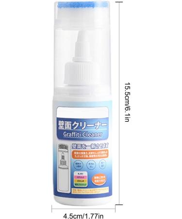 Graffiti Remover Odorless Graffiti Spray Paint Remover with Sponge Brush Wall Graffiti Cleaner Easily Cover Up Graffiti & Stains for Wall Glass Floor Single Attribute - Buy Online on GoSupps.com