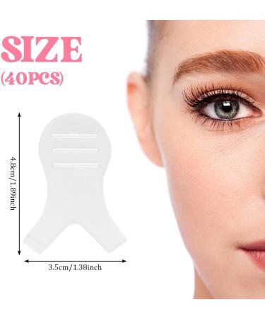 Schyida 40-Piece Y Shape Eyelash Lifting Tool & Brush Set - Perfect for Salons & At-Home Use | Transparent Light Green - Buy Online on GoSupps.com