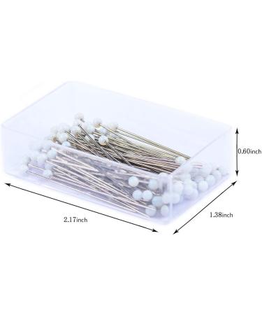 Sewing Pins 800 PCS Straight Quilting Pins 1.6 in Glass Ball Head Pins for Fabric Crafting - Buy Online on GoSupps.com
