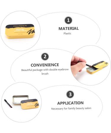 NOLITOY 2 Pcs Eyebrow Styling Cream Brow Wax Eyebrow Soap Lip Gloss Kit Eyebrow Makeup Pearlescent Blush - Buy Online on GoSupps.com