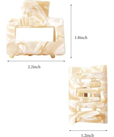 ZSPERKLA 3Pcs Hair Claw Clips Acetate Hair Barrettes French Butterfly Jaw Clips Leopard Print Hair Accessories for Women Girls - Buy Online on GoSupps.com