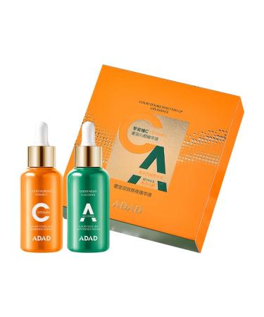 Vitamin C Serum for Face Vitamin A Face Serum for Women & Men Retinol Serum Use in morning and night Anti Aging & Wrinkle Facial Serum Gift Set