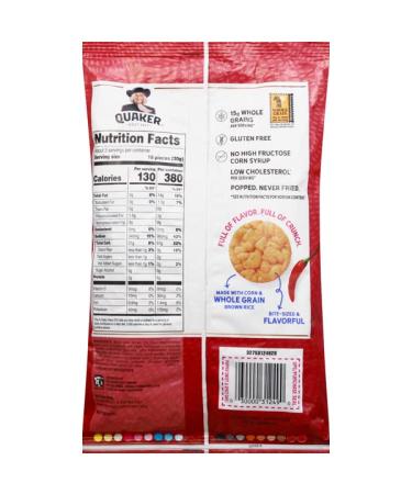 Quaker Rice Crisps Pack of 4 - Sweet & Spicy Chili Flavor - 3.03 oz Bags - Buy Online on GoSupps.com