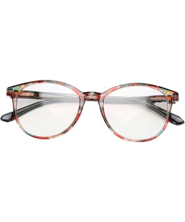 Fashionable Gemille Senior Reading Glasses - Stylish Computer Accessories with Storage Box - Tea Colorful Frame - Buy Online on GoSupps.com