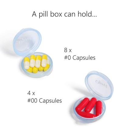 Portable Opret Tablet Box for 3 Pills | Small Vitamin Organizer - Yellow Green & Blue - Buy Online on GoSupps.com