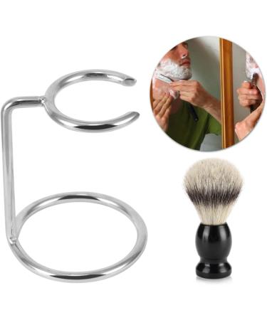 Popetpop Razor Brush Organizer Holder - Premium Shaving Stand for Men | Wooden & Stainless Steel Design - Buy Online on GoSupps.com