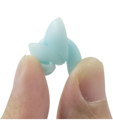 Every Cares Silicone Swimming Earplugs 6 Pairs - Waterproof & Comfortable Ear Plugs with Case - Light Blue - Buy Online on GoSupps.com
