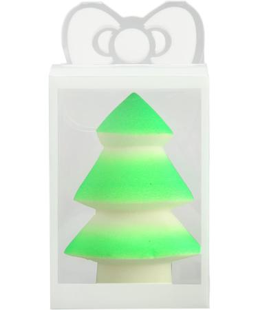 Christmas Makeup Sponge Soft Face Beauty Sponge for Daily Makeup Use Christmas Tree Shaped Suitable for All Skin Types - Buy Online on GoSupps.com