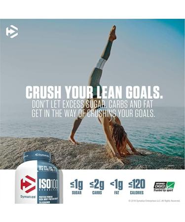 Dymatize ISO 100 Birthday Cake Whey Protein Powder - 25g Hydrolyzed Whey Isolate - Gluten Free - Fast Digesting - 20 Servings - Buy Online on GoSupps.com