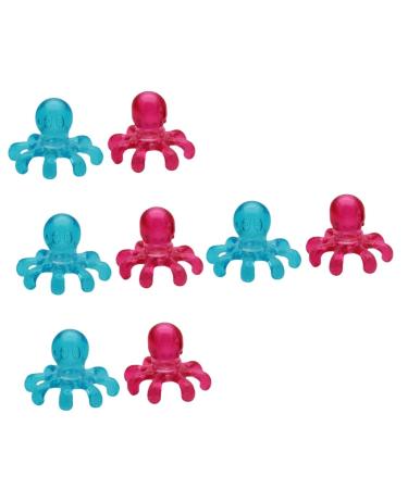 Healeved 8 Pcs Massager Tool Handy Head Gripper Accessory Elderly Plastic