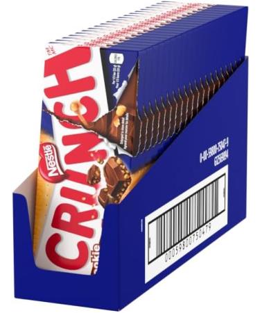 CRUNCH Milk Chocolate Bar Cookie Pieces Made With 100% Sustainably Sourced Cocoa Certified By The Rainforest Alliance - Buy Online on GoSupps.com