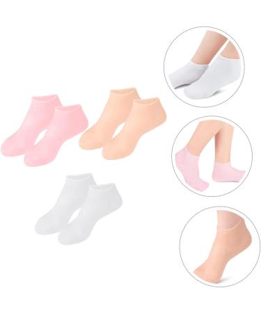 FRCOLOR 3pairs Moisturizing Socks High Heels Womens Socks Heel Boots for Women Protective Moisturizing Sock Foot Socks Foot Protection Covers Foot Care Socks Elastic Boat Socks 20x8.5cm - Buy Online on GoSupps.com