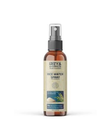 Ireya Ayurveda Rice Water Spray with rosemary 200ml Rice Water For Hair Growth Rice Water Mist for Hair Women & Men | No minerals and preservatives.
