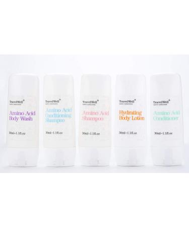 Travelwell Bulk Hotel Toiletries - 50 Individually Wrapped 30ml Shampoo & Conditioner + 50 Travel Soap Bars | Ideal for eCommerce & International Shipping - Buy Online on GoSupps.com
