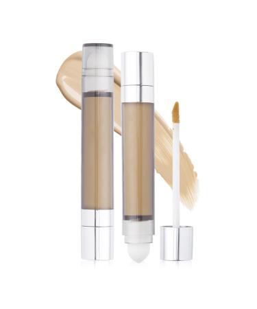 Under Eye Concealer, Liquid Foundation Stick, Full Coverage, Natural Color, Matte Finish, Professional Creamy Corrector, Covers Dark Circles and Blemishes Under Eyes