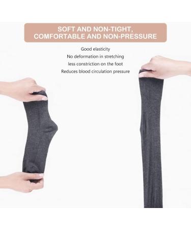 TOULIFLY Diabetic Ankle Socks: Extra Wide Stretchy Loose Top Socks 5 PAIRS - Men & Women Non Binding Quarter Length - Buy Online on GoSupps.com
