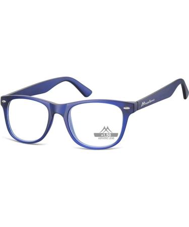 Shop MONTANA MR67 Blue Plastic Reading Glasses +2.00 Dpt - Stylish & Comfortable International Shipping - Buy Online on GoSupps.com