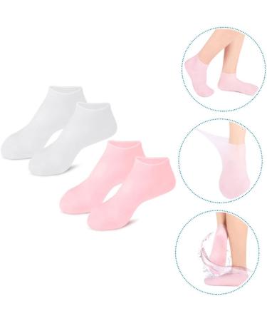 Beavorty 6 Pairs Exfoliating Moisturizing Socks Anti- Cracking Foot Silicone Socks Foot Care Lotion Foot Care for Women Socks for Girls moisturizing Foot Covers Sebs Miss Foot mask Heel - Buy Online on GoSupps.com