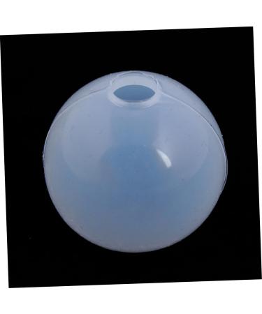 NUOBESTY 9pcs Resin Epoxy Candle Molds Mini Sphere Diy Silicone Mold Epoxy Resin Crystal Epoxy Bracelet Beads White 3.50X3.50X3.50CM - Buy Online on GoSupps.com