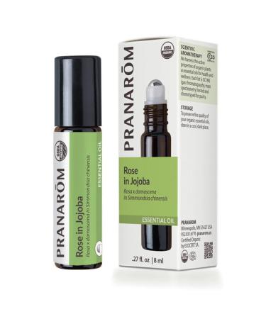 Pranarom Single Note Essential Oil Rollers - 8ml (Rose Otto in Jojoba)