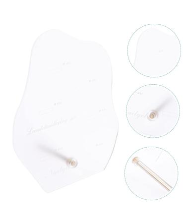 Premium Nail Art Display Stand | White Acrylic Polish Holder - Perfect for Gel Manicure Showcase (15x11.2cm - Buy Online on GoSupps.com