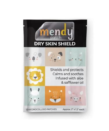 Mendy Dry Skin Cover | Eczema Cream Alternative Treatment | Alternative to Baby Eczema Steroids creat | Eczema Therapy Alternative Patch | Dry Skin moisturizer | for Baby Toddler Kids and Adults