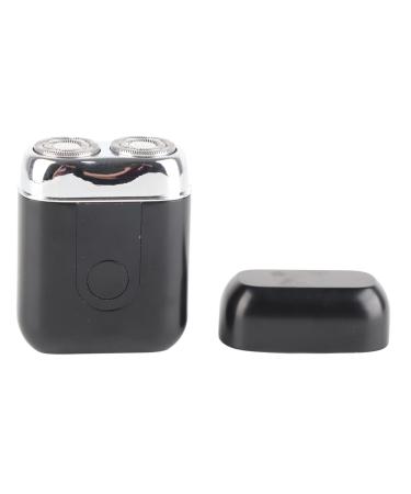 Beard Cutter Powerful Motor Mini Beard Clipper Type C Charging Pocket Size Comfortable Grip for Grooming for Adult (Black)