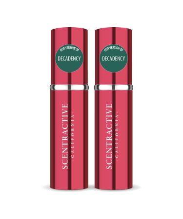 CA Perfume Impression of M. Jacobs Decadency For Women Replica Version Fragrance Dupes Concentrated Long Lasting Eau de Parfum Spray Refillable Atomizer Bottle 0.17 Fl Oz/5ml-X2 M. JACOBS DECADENCY IMPRESSION 0.34 Fl Oz (Pack of 1)