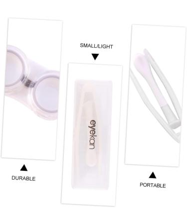 Buy Gatuida 2-Pack Companion Box for Contact Lenses - Mirror Foil & Cobblestone Design - Invisible White - International Shipping Available - Buy Online on GoSupps.com