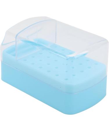 Nail Drill Bit Cleaning Brush Holder Portable 30 Hole Nail Drill Bit Holder Dustproof Space Saving for Nail Salon (Blue) - Buy Online on GoSupps.com