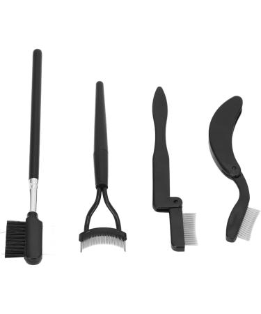 Eyebrow Comb Eyelash Separator Grooming Brush Set with Stainless Steel Teeth Easy Hold Handle Easy Cleanup Ideal Eye Makeup - Buy Online on GoSupps.com