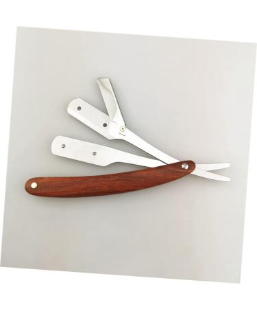 Minkissy Men's Razors & Body Shavers - Safe Straight Blade Folding Razor with Panda Headband | Premium Manual Wooden Shaving Tools for Men - Buy Online on GoSupps.com